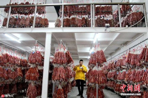 香腸。圖片來源：東方IC 版權(quán)作品 請勿轉(zhuǎn)載