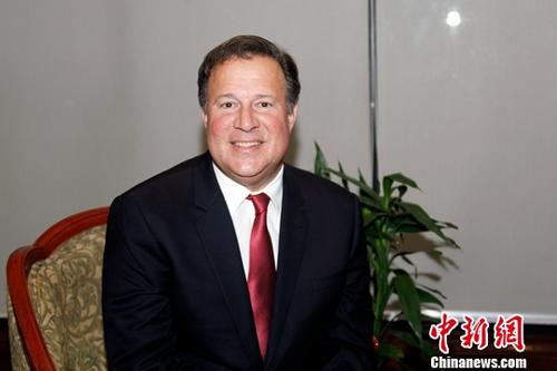 中巴建交之后迎來的首個農歷新春期間，巴拿馬總統(tǒng)胡安·卡洛斯·巴雷拉2月19日在巴拿馬城接受<a target='_blank' >中新社</a>專訪。<a target='_blank' >中新社</a>記者 余瑞冬 攝