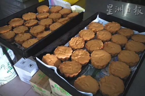 口感綿密的雞蛋糕滿是蛋香。(馬來西亞《星洲日報(bào)》記者/李慧婷 攝)