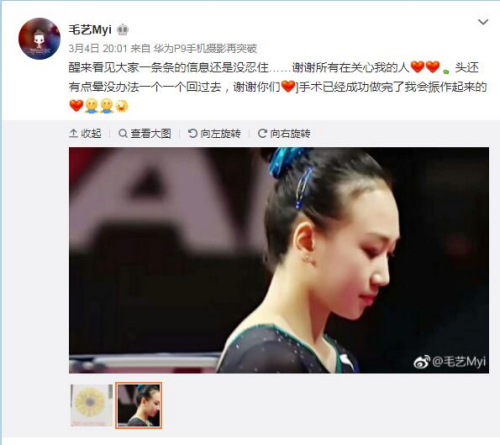 毛藝微博。