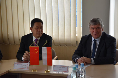 楊興平會見波蘭羅茲省省長斯特皮恩