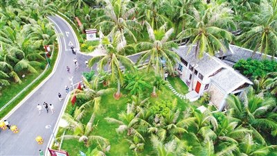 文昌好圣航天農(nóng)莊。本報(bào)記者 張茂 攝