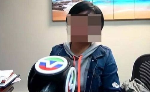 一位遭受家暴的華裔女子接受媒體采訪。來源：美國中文網(wǎng)