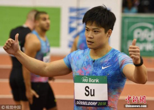 　資料圖：蘇炳添。圖片來源：視覺中國(guó)