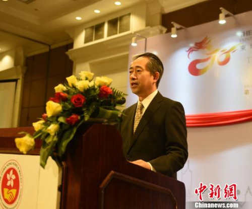 中國駐柬大使熊波在致辭?！↑S耀輝 攝