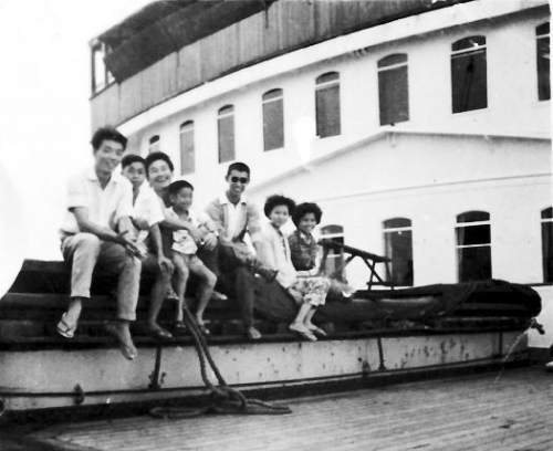 古欽達(dá)回國時(shí)乘坐的“東漢號”輪船。