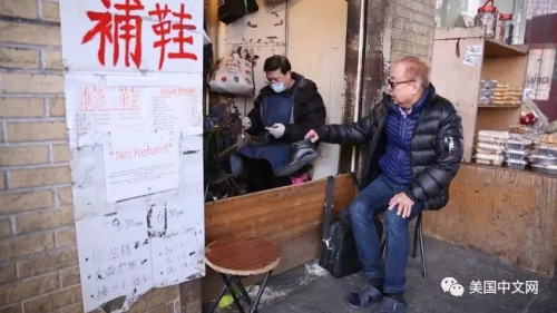 修鞋業(yè)向來租用的空間不大。(資料圖：美國中文網(wǎng))