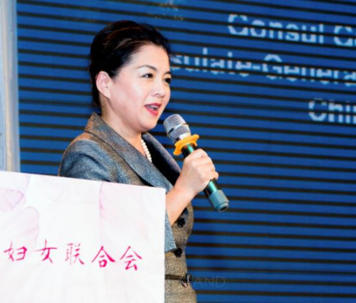 駐奧克蘭總領事許爾文女士致辭。