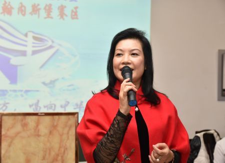 黃晶晶團長介紹賽事情況。