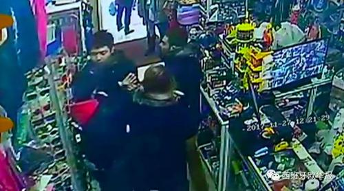 華人店鋪成了小偷“最愛”光顧的地方。(西班牙《歐華報》微信公眾號)