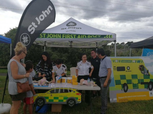 St John募捐活動現(xiàn)場。(圖片由受訪者提供)