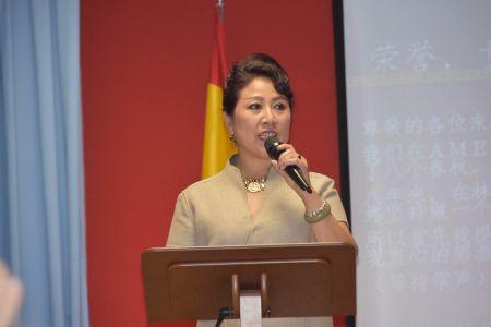 中西女企業(yè)家協(xié)會新任主席黃麗華女士(圖片來源：歐華報)