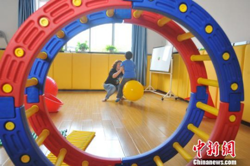 資料圖：自閉癥兒童。(<a target='_blank'  >中新網(wǎng)</a> 李傳平 攝)