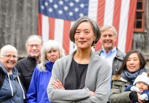 不能讓支持者失望，這種壓力激勵戴怡平不放棄。(美國《世界日報》 戴怡平提供)