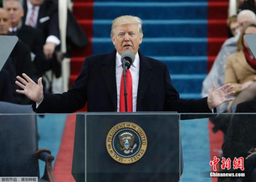 資料圖片：美國總統(tǒng)特朗普。