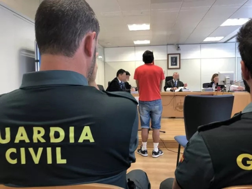 法庭審理現(xiàn)場 (圖片來源：《歐洲時報》記者唐尚燕攝)