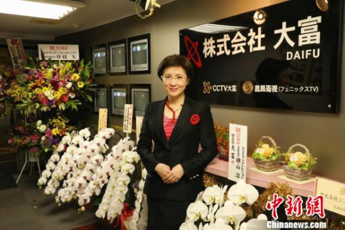 臺慶當(dāng)天張麗玲在電視臺?！CTV大富供圖