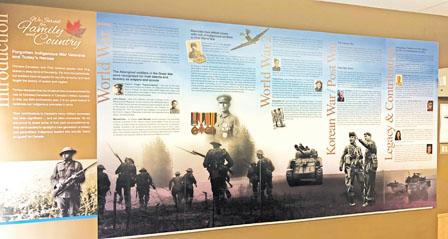 展覽現(xiàn)場(chǎng)。(圖片來源：加拿大《明報(bào)》記者 張伶銖 攝)