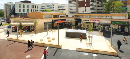 克雷代伊市利維爾（La Lévriere）廣場(chǎng)。（圖片來源：《歐洲時(shí)報(bào)》 引自克雷代伊市官網(wǎng)）