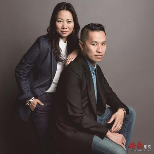 　周絢文與華裔設(shè)計(jì)師Phillip Lim。(圖片均為周絢文提供)