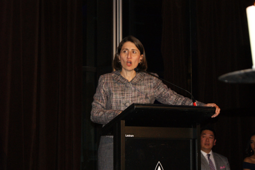 紐省省長貝莉珍妮安致辭。澳大利亞《星島日報(bào)》攝