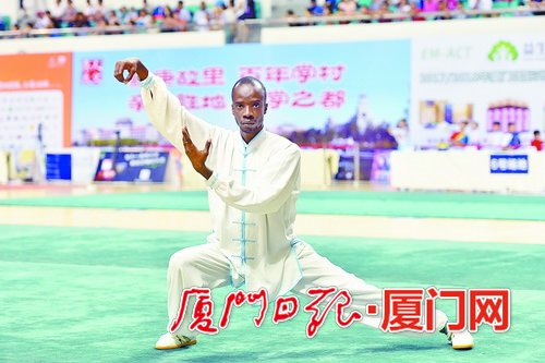 太極在比賽中。（陳輕松 攝）