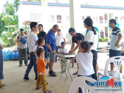 圖為聯誼活動現場 鐘欣 攝