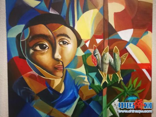 畫家以印象派手法展示菲律賓生活?！￡P(guān)向東 攝