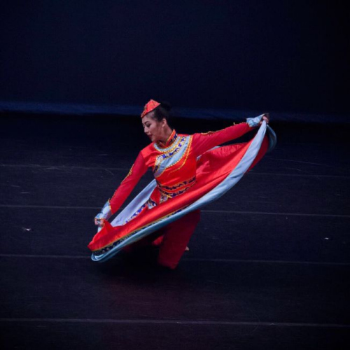 藺婉茹擅長將中國民族舞融入西方現(xiàn)代舞之中。(美國《世界日報》/藺婉茹提供)