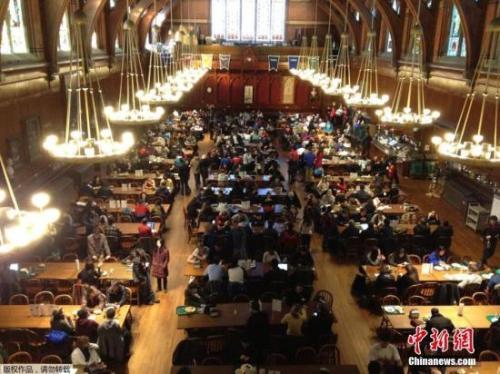 資料圖：哈佛大學(xué)校園。