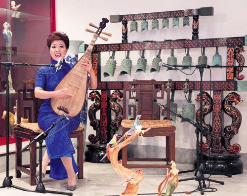 評彈藝術(shù)與海派飲食相得益彰。（圖片來源：法國《歐洲時報》）