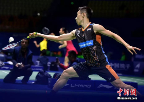 李宗偉在比賽中。<a target='_blank' >中新社</a>記者 王東明 攝