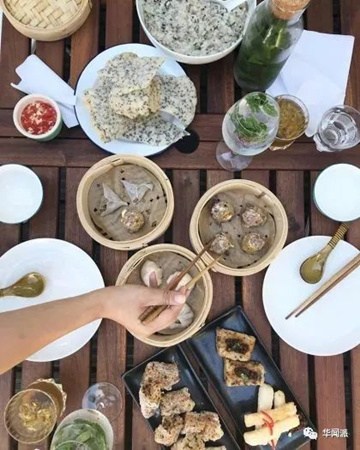 Phung Kay的食物。（英國《華聞周刊》微信公眾號）