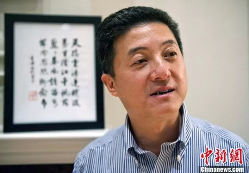 張首晟。陳鋼 攝