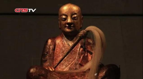 　章公祖師像。視頻截圖