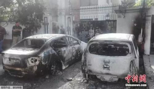 襲擊現(xiàn)場(chǎng)。