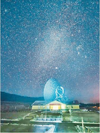 　西安衛(wèi)星測(cè)控中心佳木斯深空站。