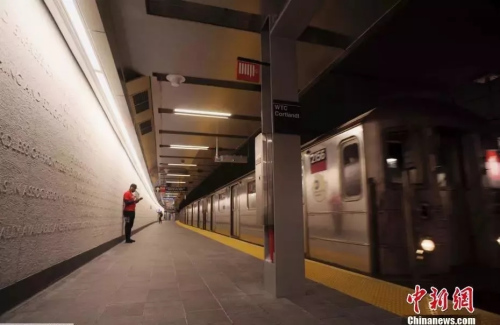 資料圖 圖為紐約地鐵 資料圖 圖為紐約地鐵