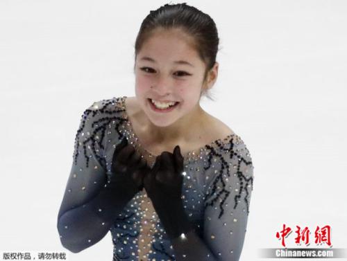  年僅13歲的華裔花式滑冰選手劉美賢，25日晚間贏得美國花式滑冰錦標(biāo)賽女子單人冠軍。
