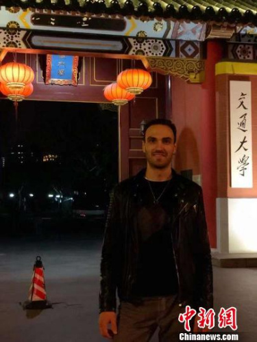 馬克在上海交大的學習生活忙碌而充實。 受訪者供圖