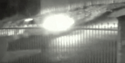 暴徒開車逃走畫面。來源：澳大利亞九號臺新聞