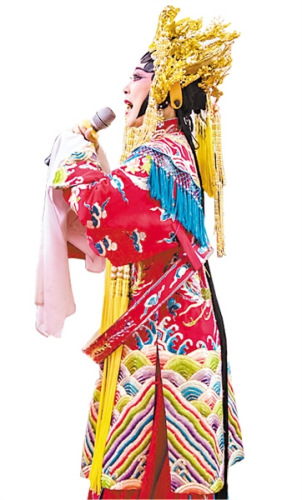 表演中的廣東粵劇院大師們。廣州日?qǐng)?bào)全媒體記者陳憂子攝