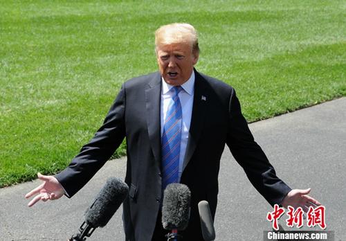 資料圖：美國總統(tǒng)特朗普。<a target='_blank' >中新社</a>記者 陳孟統(tǒng) 攝