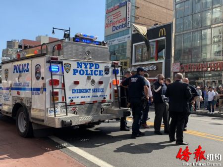 圖：紐約法拉盛街景。(紐約《僑報》記者張晶)