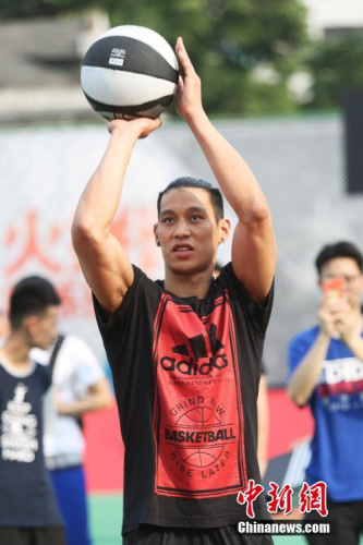 　林書豪。 張亨偉攝