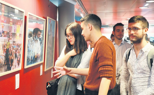 展覽現(xiàn)場。（法國《歐洲時報》/歐文 攝）