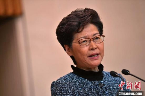 　資料圖：香港特區(qū)行政長官林鄭月娥。<a target='_blank' >中新社</a>記者 麥尚旻 攝