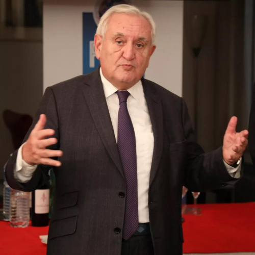 拉法蘭致辭。(《歐洲時報》/孔帆 攝)