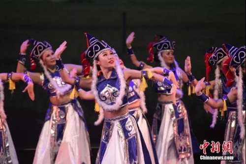 2019“四海同春·華星閃耀”新春晚會在加拿大多倫多上演。<a target='_blank' >中新社</a>記者 余瑞冬 攝