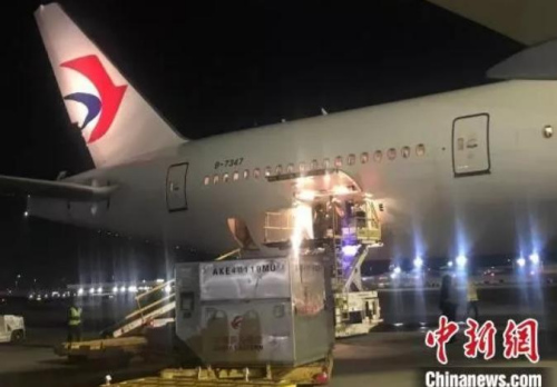 資料圖：源源不斷的物資。